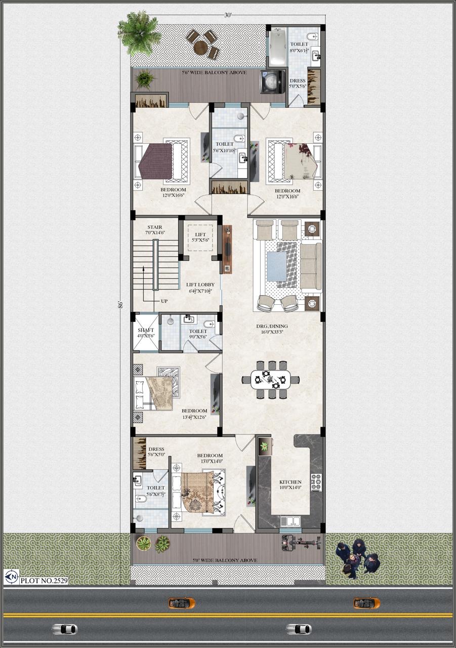 Happy estates  Floor Plan 1